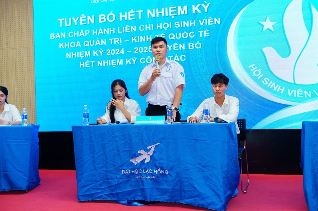 Ảnh 4. Nhật Trường tham gia hoạt động Đoàn – Hội, thể hiện tinh thần trách nhiệm và sự tự tin.