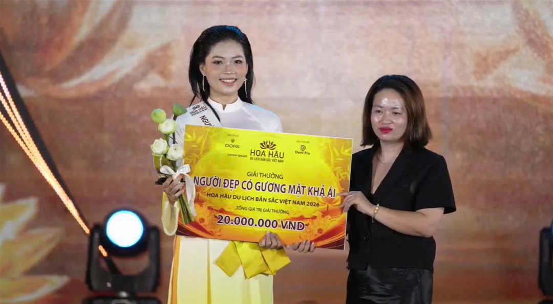 Dấu ấn của sinh viên LHU tại Hoa hậu Du lịch Bản sắc Việt Nam 2026